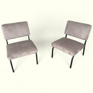 Pair Of Armchairs In The Style Of Pierre Guariche