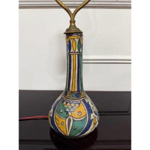 Lampe en céramique Awlâd Chemla Tunis Tunisie