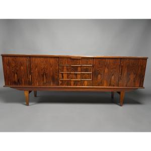 Enfilade scandinave en palissandre de Rio circa 1960 230 cm