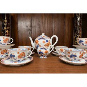 Haviland - Limoges Porcelain Coffee Set, "papillons" Model