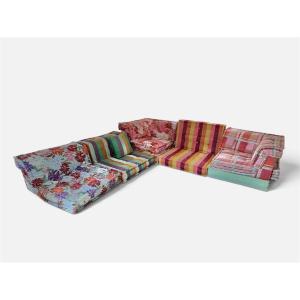 Canapé modulable Mah Jong Roche Bobois Design Kenzo Takada Hans Hopfer