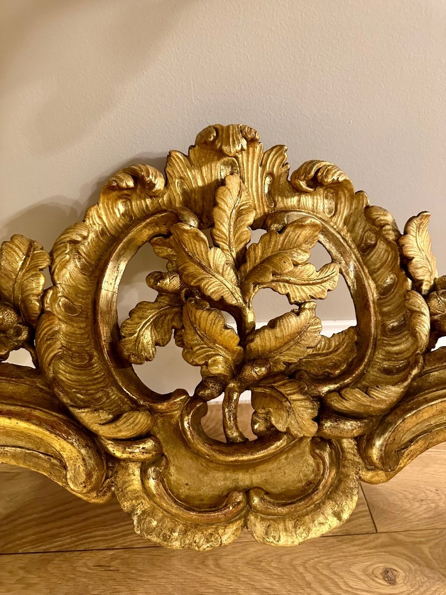 Grande Console En Bois Doré Provence,  Epoque 18ème-photo-8