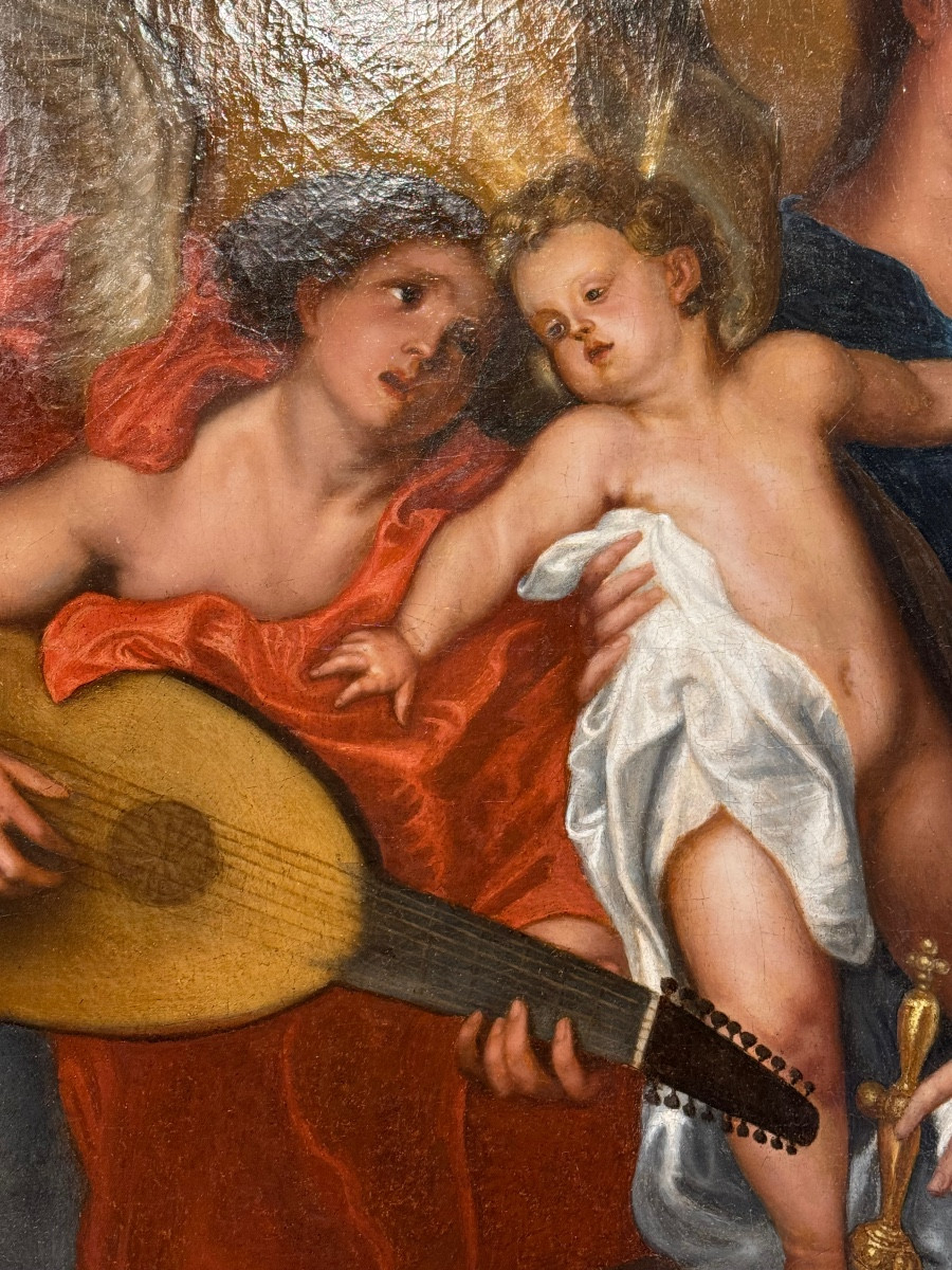 "ode To The Power Of Music" By Anton Van Dyck. 17th Century. 132x115cm.-photo-2