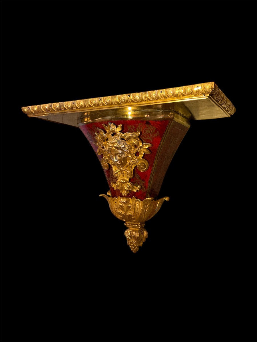 Important Cartel En Marqueterie Boulle Signé « Clouzier à Paris ». Epoque Louis XIV. -photo-2