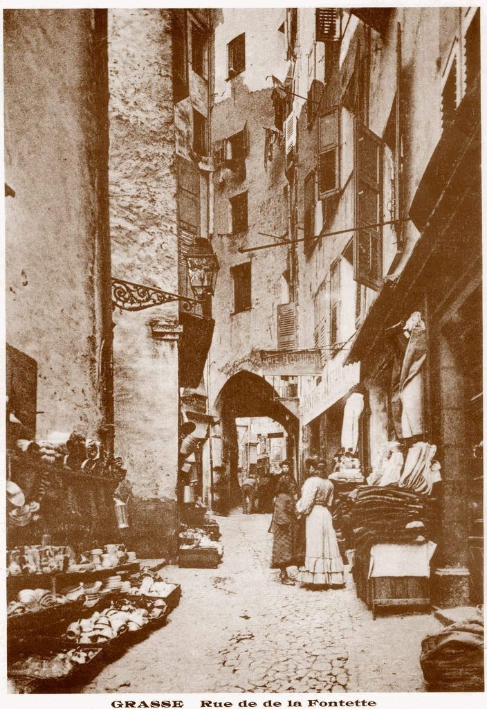 Grasse: "the Old Passage", Rue De La Fontette. Hst Signed Primitif Bono (1880-1955).-photo-8