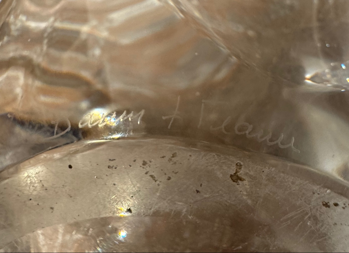 Large "starfish" Bowl By Daum France-photo-2