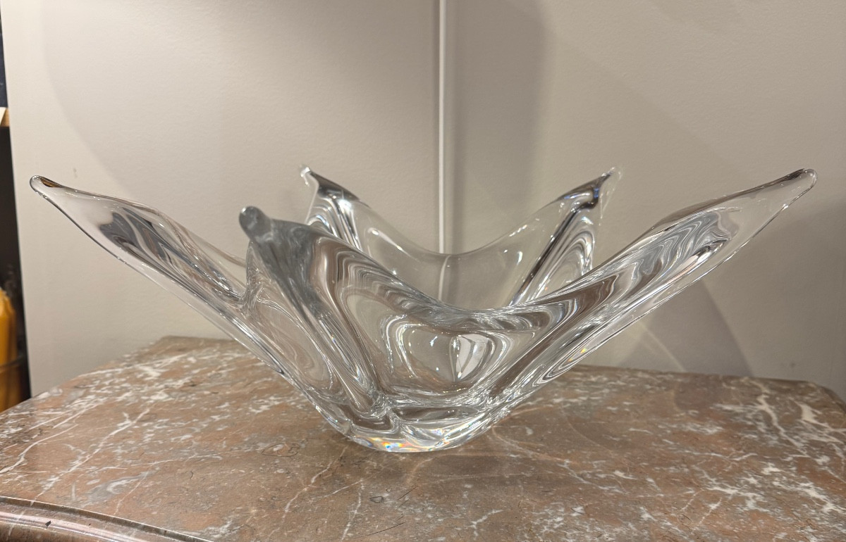 Large "starfish" Bowl By Daum France