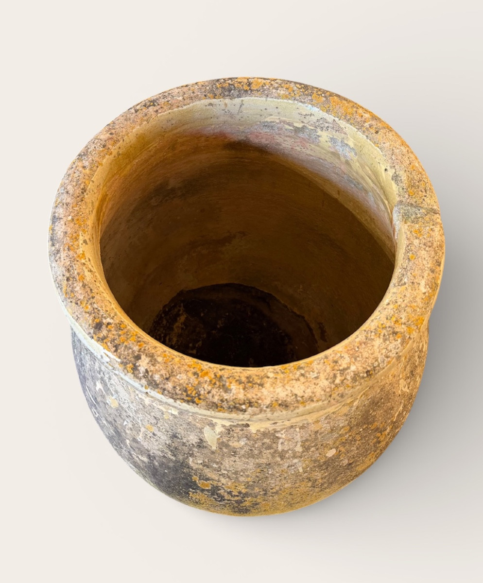 Jarre à Olives de Biot fin XVIIIème. Hauteur 100cm-photo-3