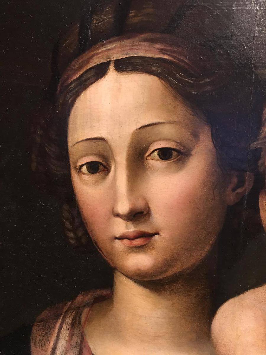 "madonna And Child" From The 16th Century, Leonardo Grazia-photo-4