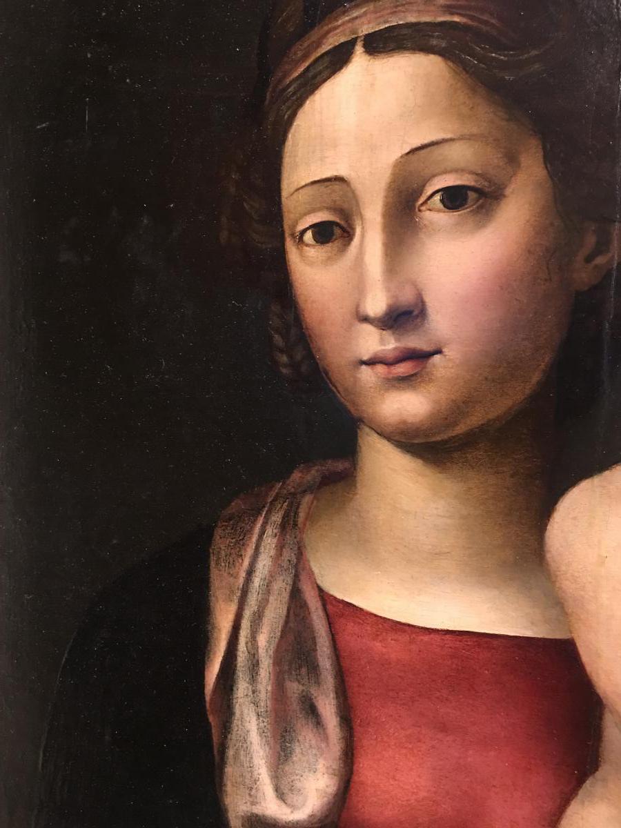 "madonna And Child" From The 16th Century, Leonardo Grazia-photo-6