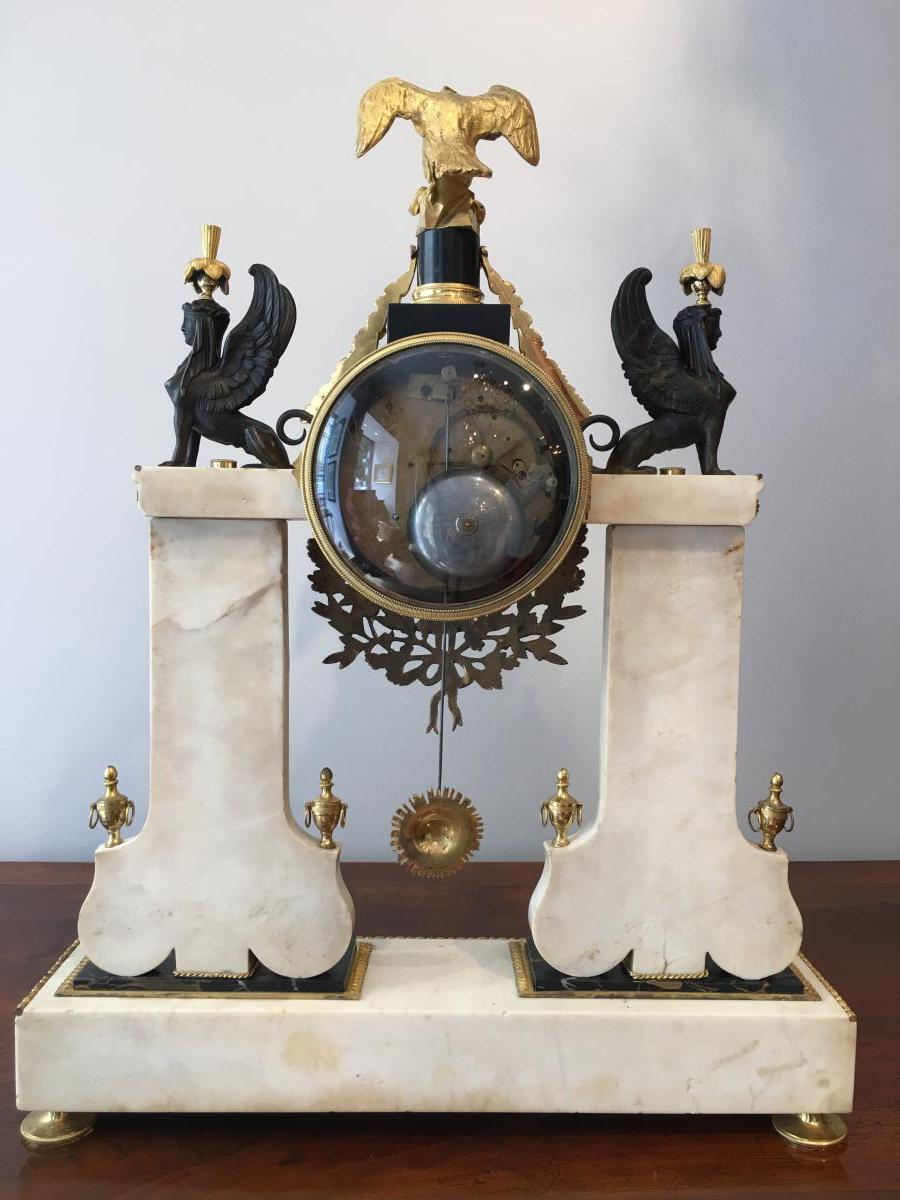 Pendule portique Epoque Louis XVI de Piolaine à Paris-photo-6