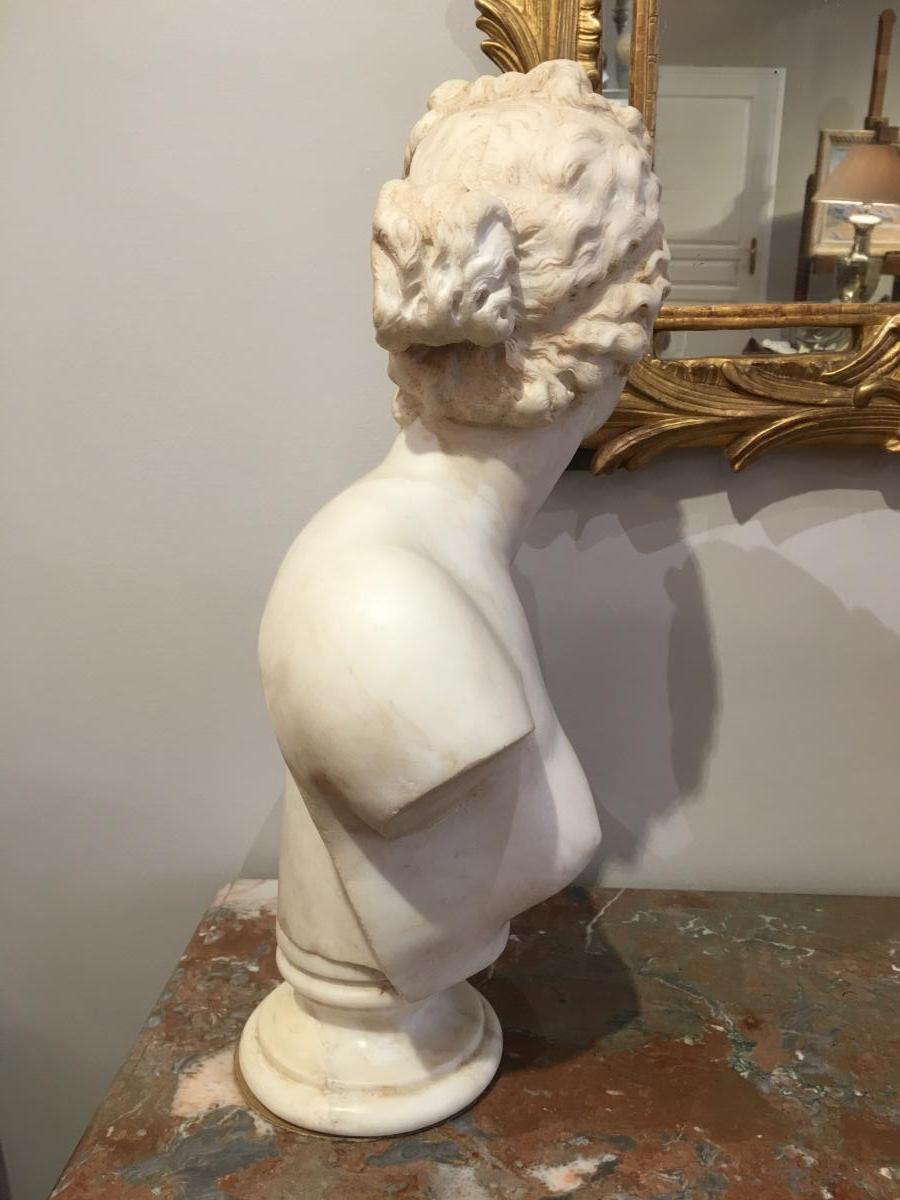 Buste de Venus de Medicis en marbre Époque 19ème-photo-3