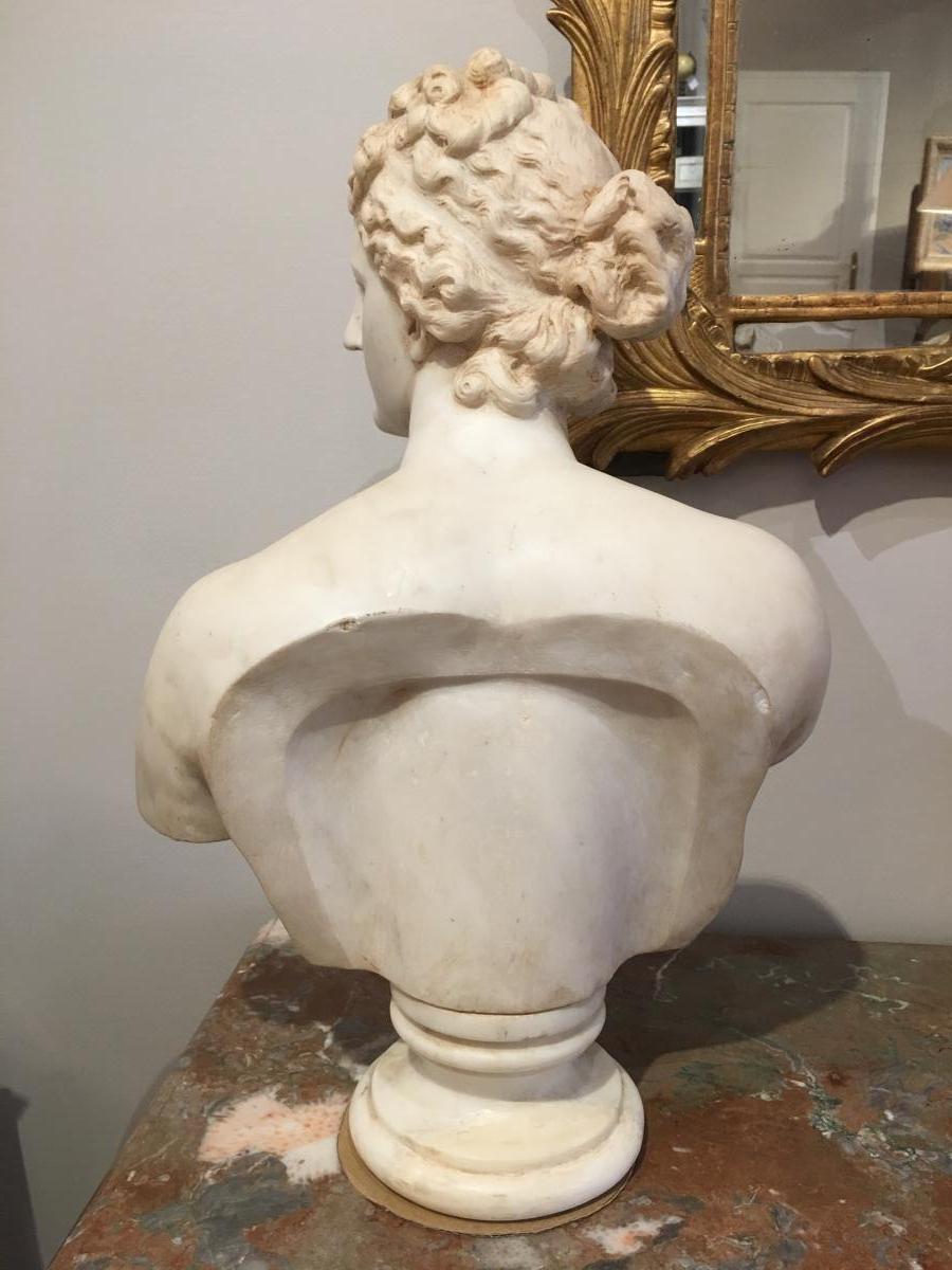 Buste de Venus de Medicis en marbre Époque 19ème-photo-4