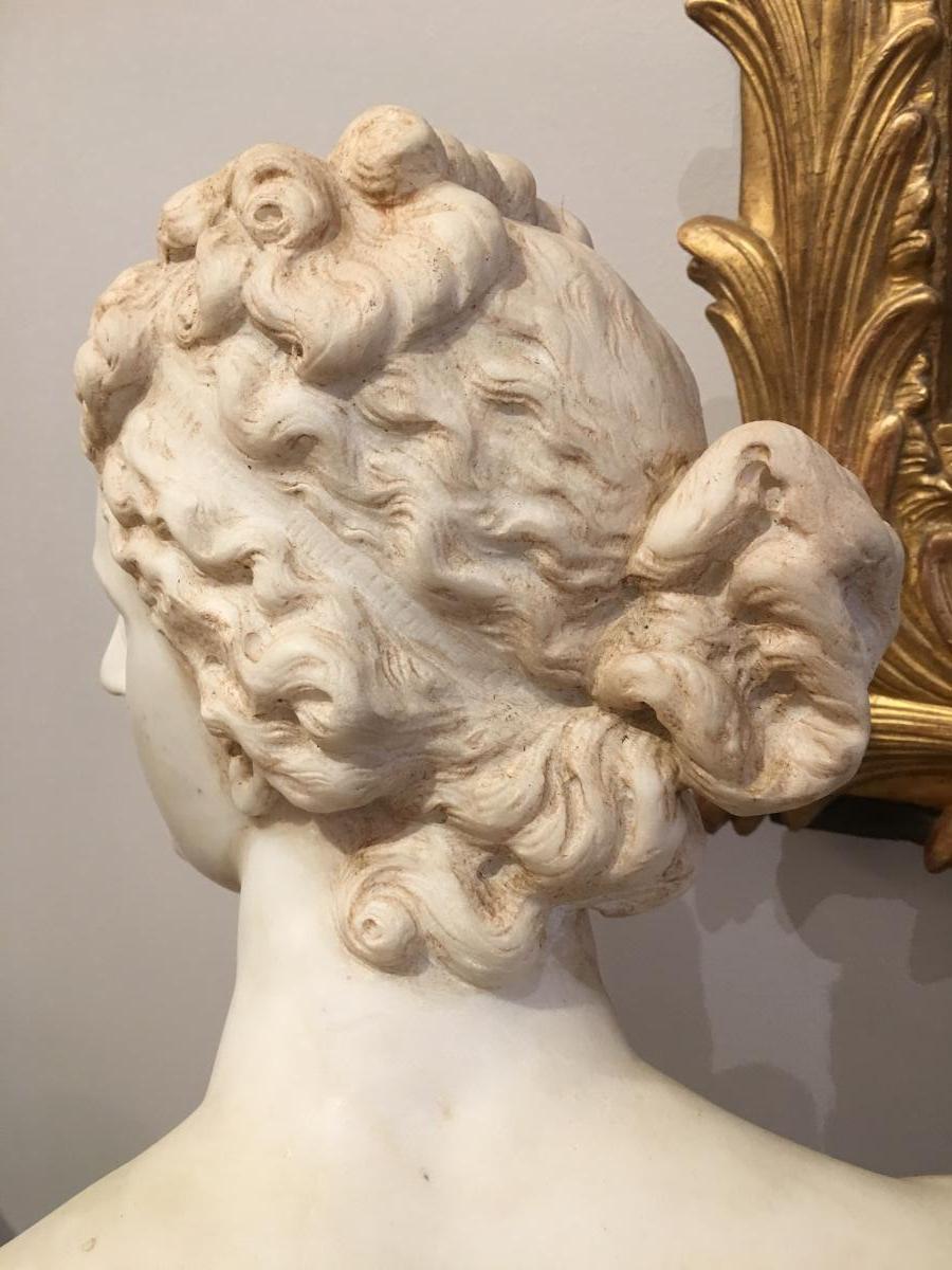 Buste de Venus de Medicis en marbre Époque 19ème-photo-3