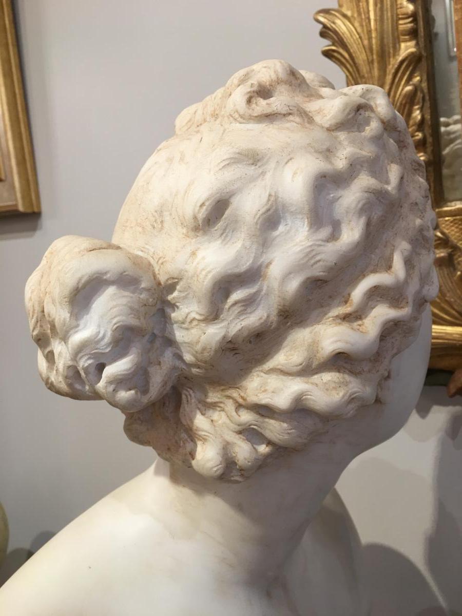 Buste de Venus de Medicis en marbre Époque 19ème-photo-4