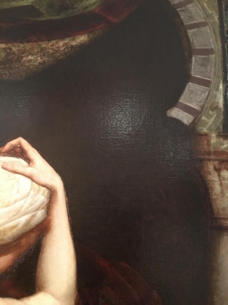 Tableau "Une odalisque" de Georges Jean-Baptiste Hébert-photo-6