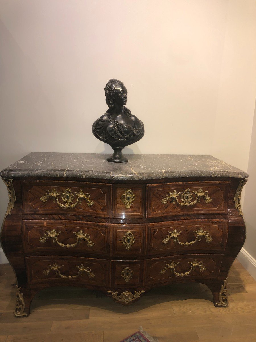 Bust Of Madame La Comtesse Du Barry In Bronze-photo-6