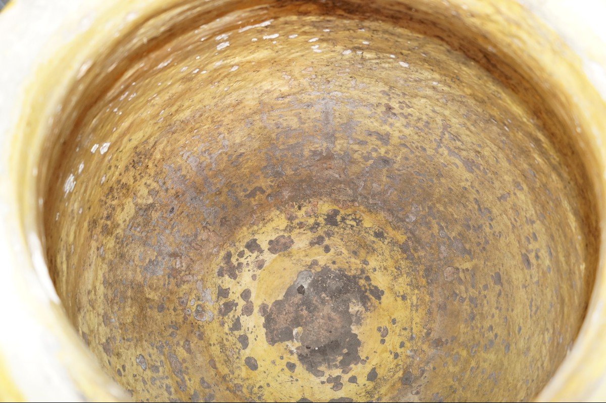 Jarre De Biot XVIIIème Avec De Jolies Coulées Hauteur 103cm-photo-3