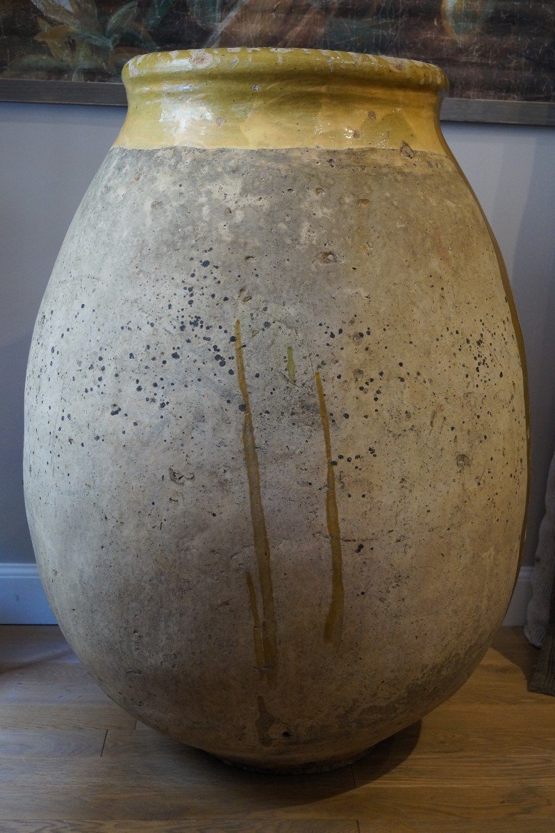 Jarre De Biot XVIIIème Avec De Jolies Coulées Hauteur 103cm-photo-4