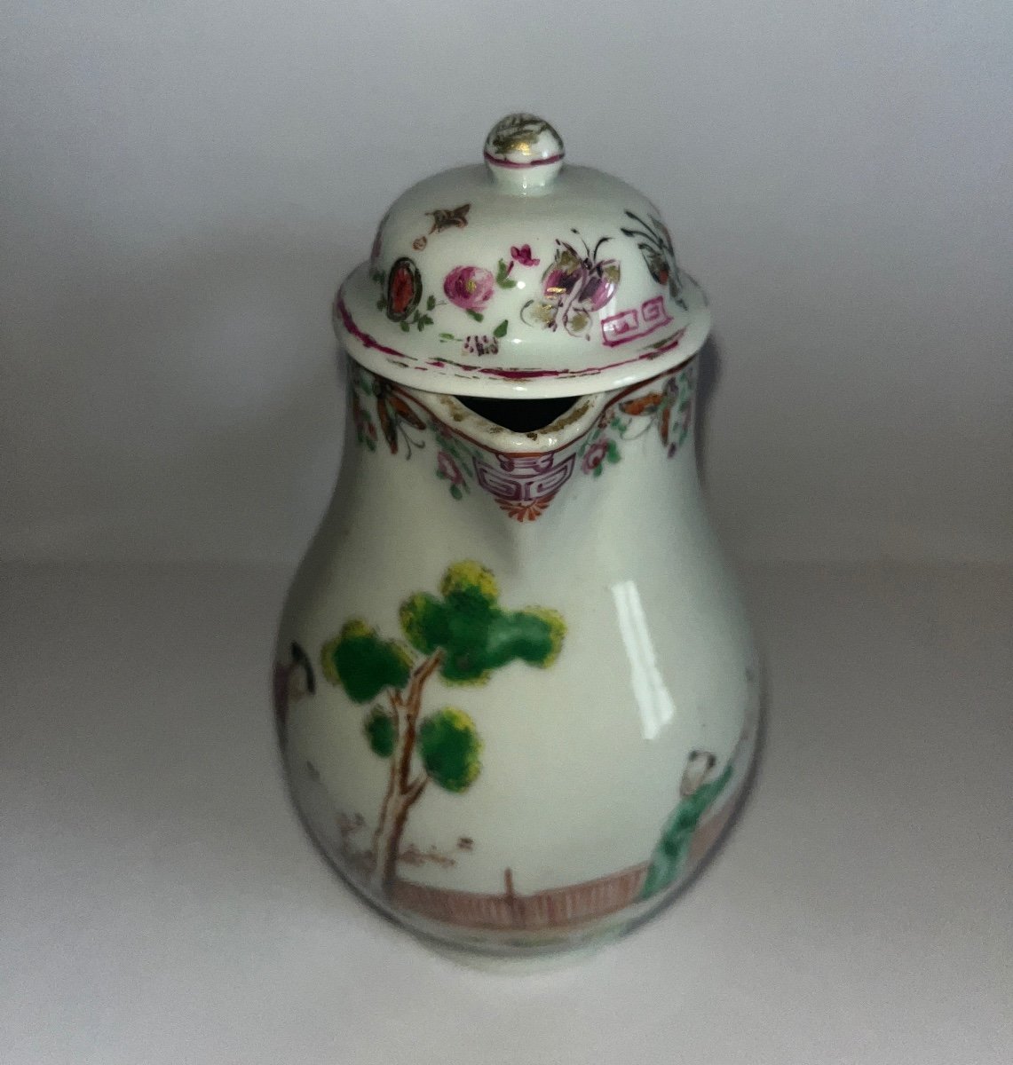 Creamer Compagnie Des Indes  With Chinese Decor From The End Of 17th Century, Beginning Of The 18th Century-photo-3