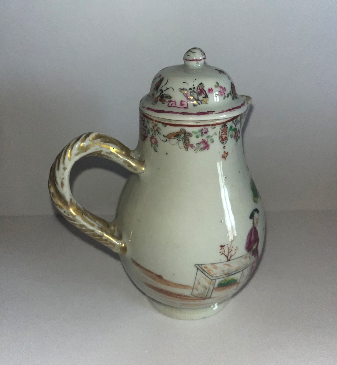 Creamer Compagnie Des Indes  With Chinese Decor From The End Of 17th Century, Beginning Of The 18th Century-photo-4