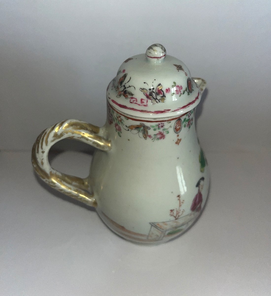 Creamer Compagnie Des Indes  With Chinese Decor From The End Of 17th Century, Beginning Of The 18th Century-photo-8