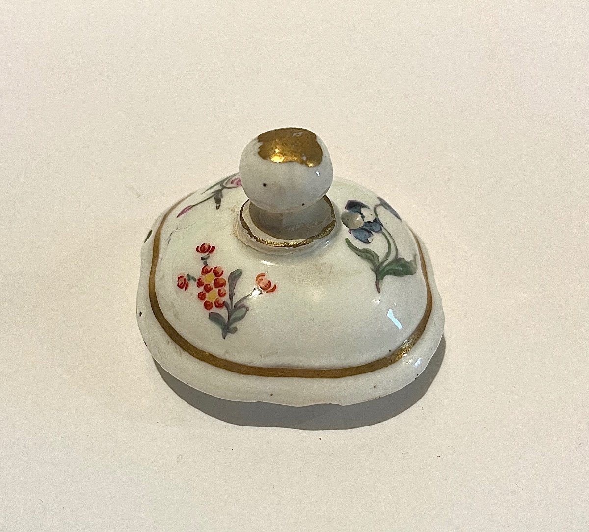 Milk Pot Creamer Meissen  (saxony) In Porcelain 18th Century-photo-7