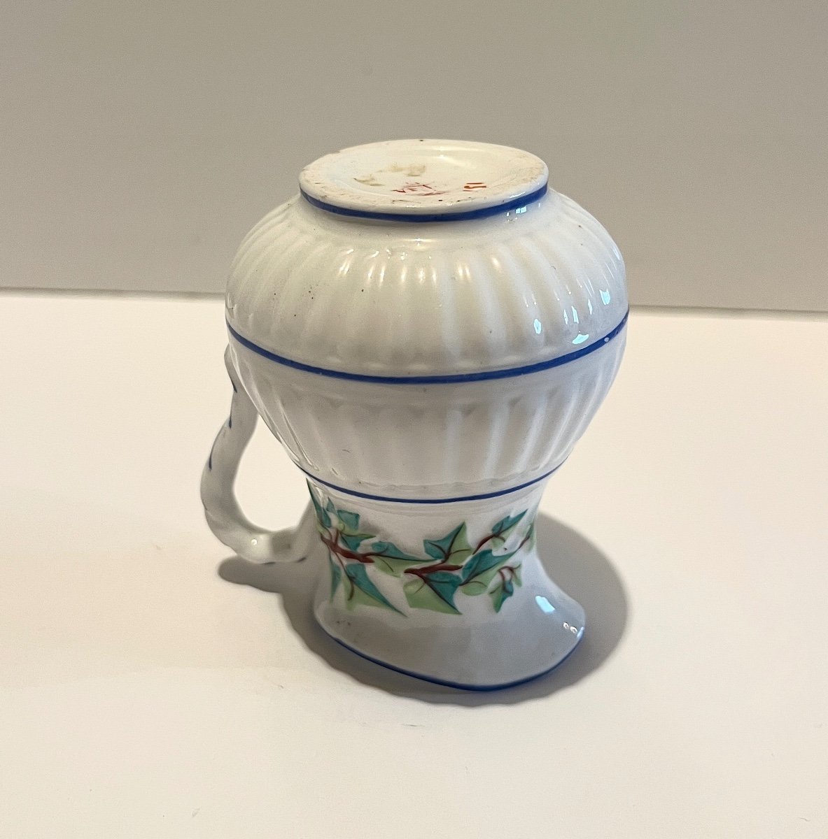Creamer Milk Pot In Venice Porcelain 19th Century-photo-8