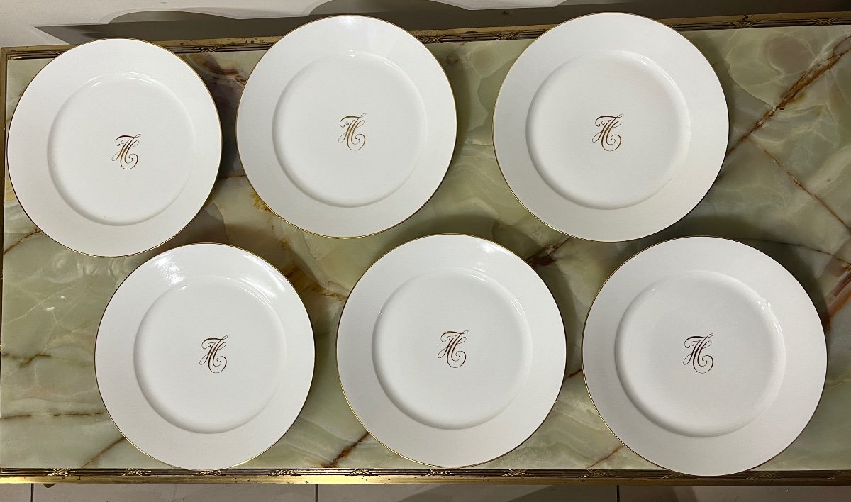 6 Sèvres Porcelain Plates-photo-1