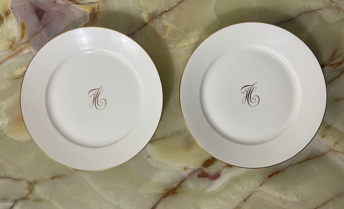6 Sèvres Porcelain Plates-photo-6
