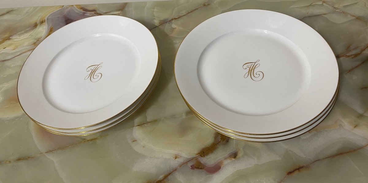 6 Sèvres Porcelain Plates-photo-7