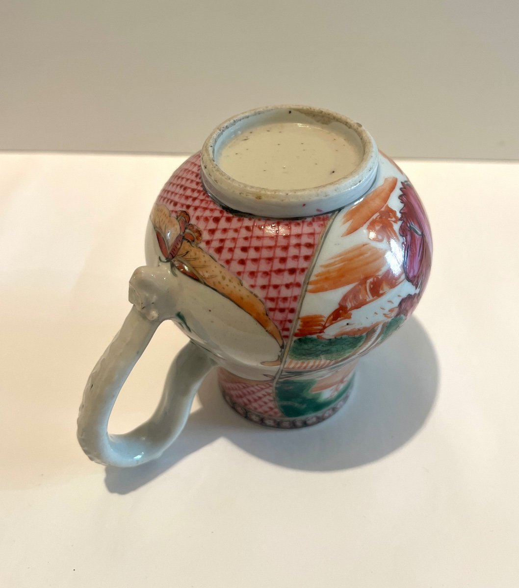 Compagnie Des Indes Crémier Pot  à Lait En Porcelaine XVIIIème Siècle-photo-8