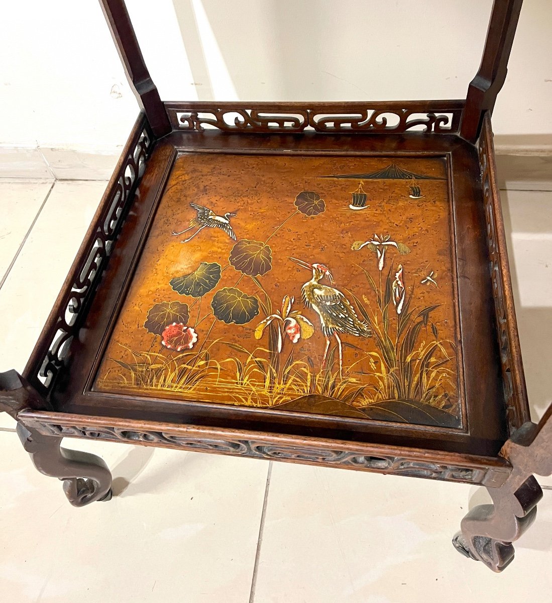 Japanese Style Pedestal Table-photo-4
