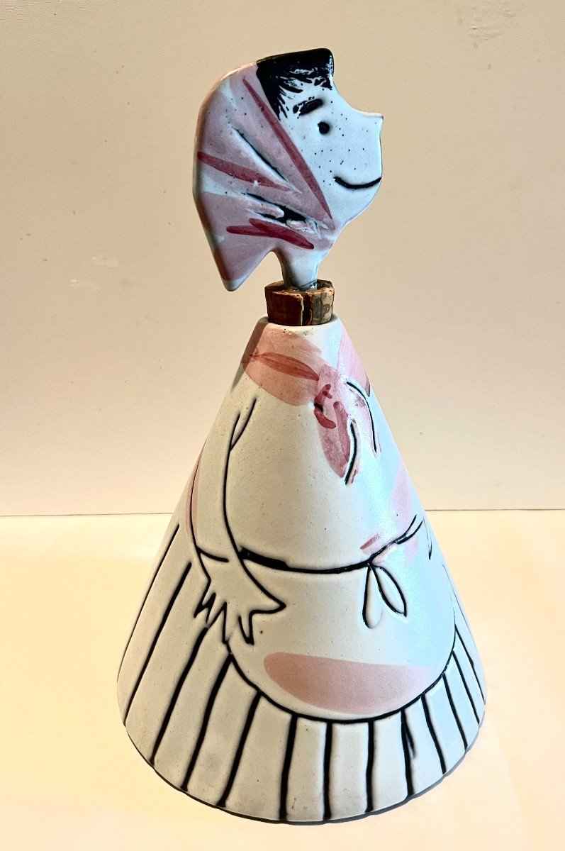 Earthenware Bottle 1960s-photo-2