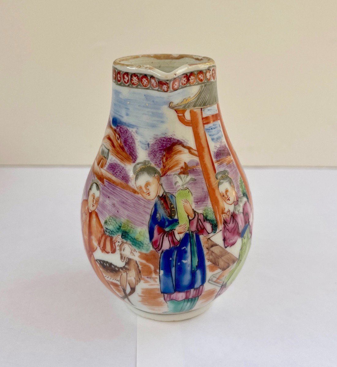 Creamer Milk Pot Compagnie Des Indes Chinese Porcelain Qianlong-photo-4