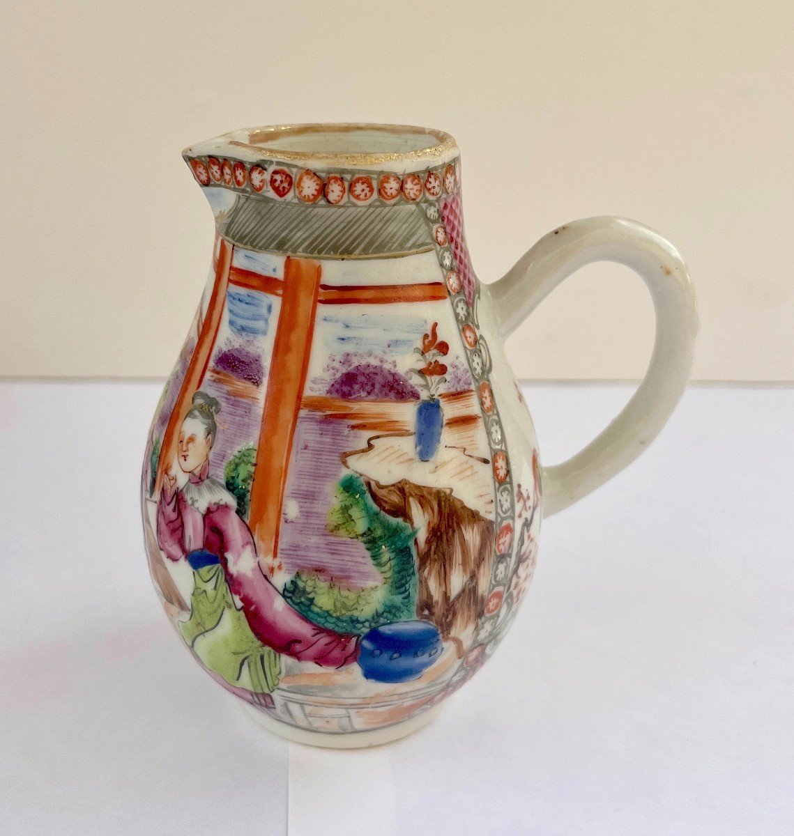 Creamer Milk Pot Compagnie Des Indes Chinese Porcelain Qianlong-photo-5