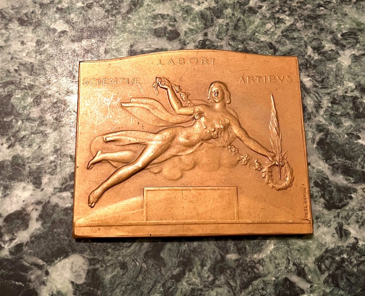 Trois Médailles En Bronze Exposition Universelle 1935 Bruxelles-photo-4