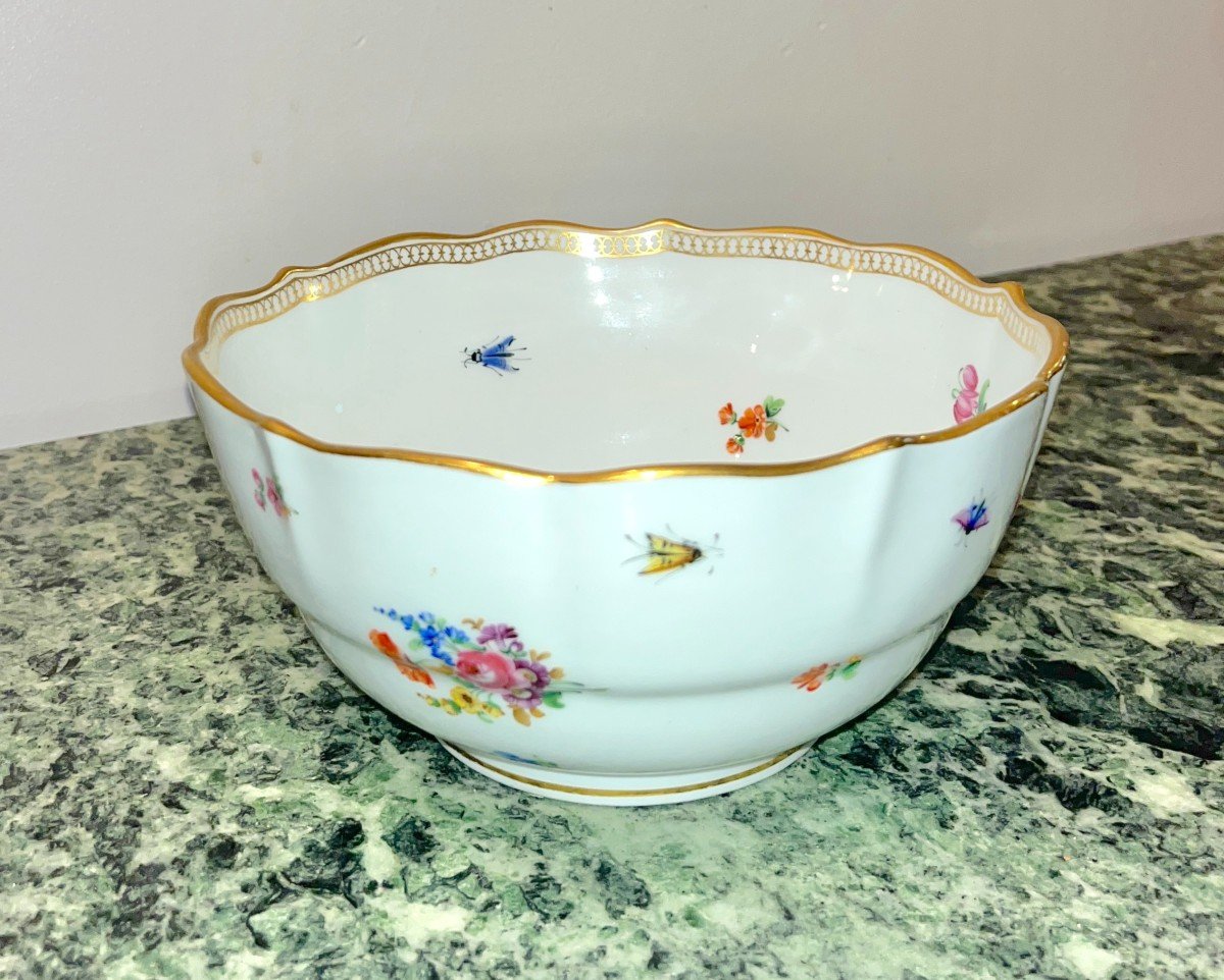 Coupe En Porcelaine De Meissen XIXème-photo-5