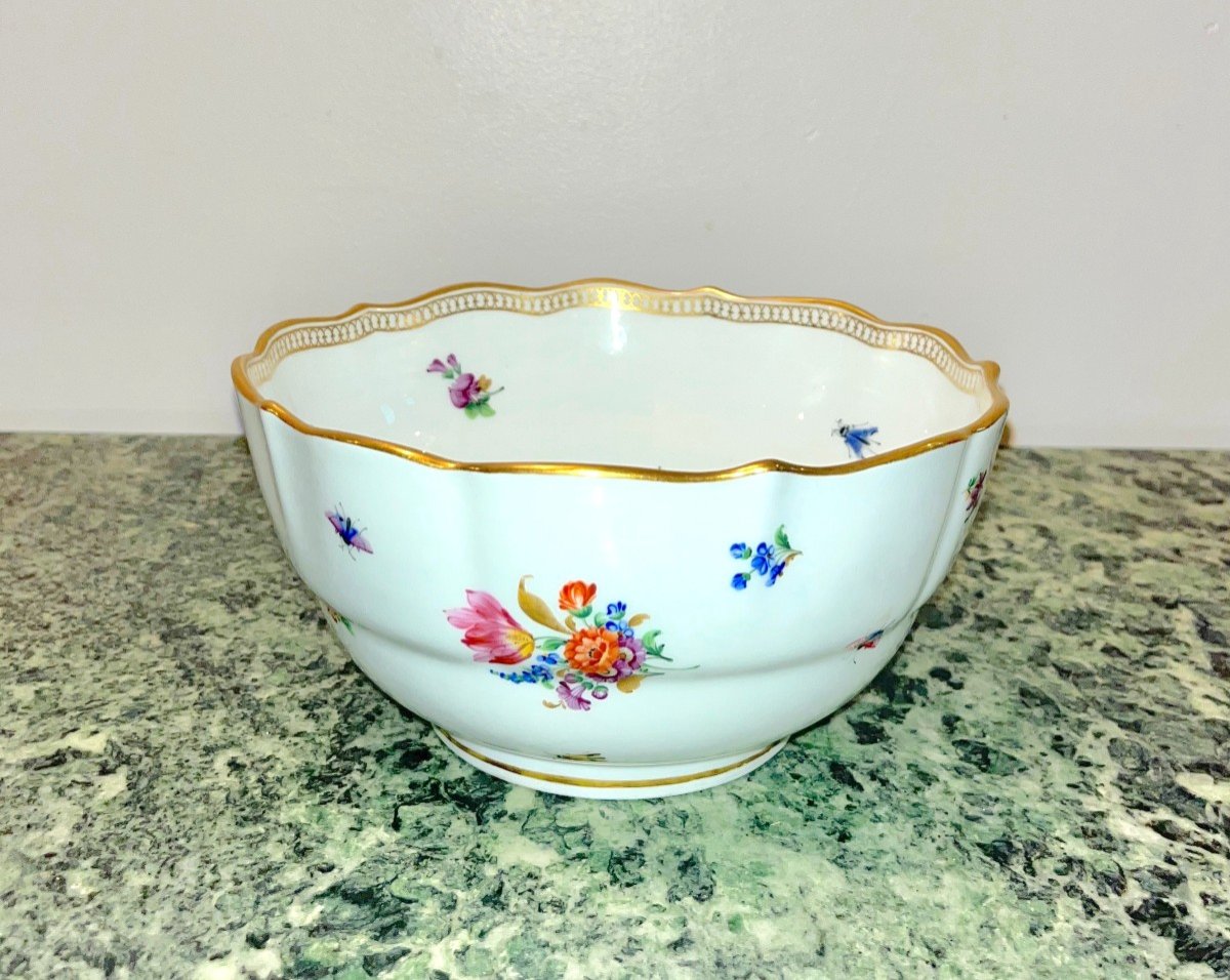 Coupe En Porcelaine De Meissen XIXème-photo-8