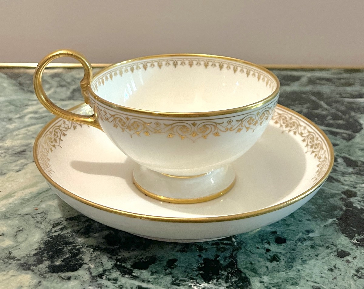 Tasse En Porcelaine De Sèvres Napoléon III 1868