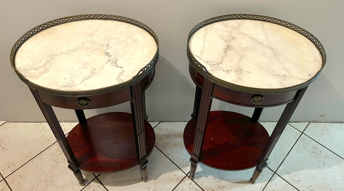Paire de tables de salon style LXVI-photo-3