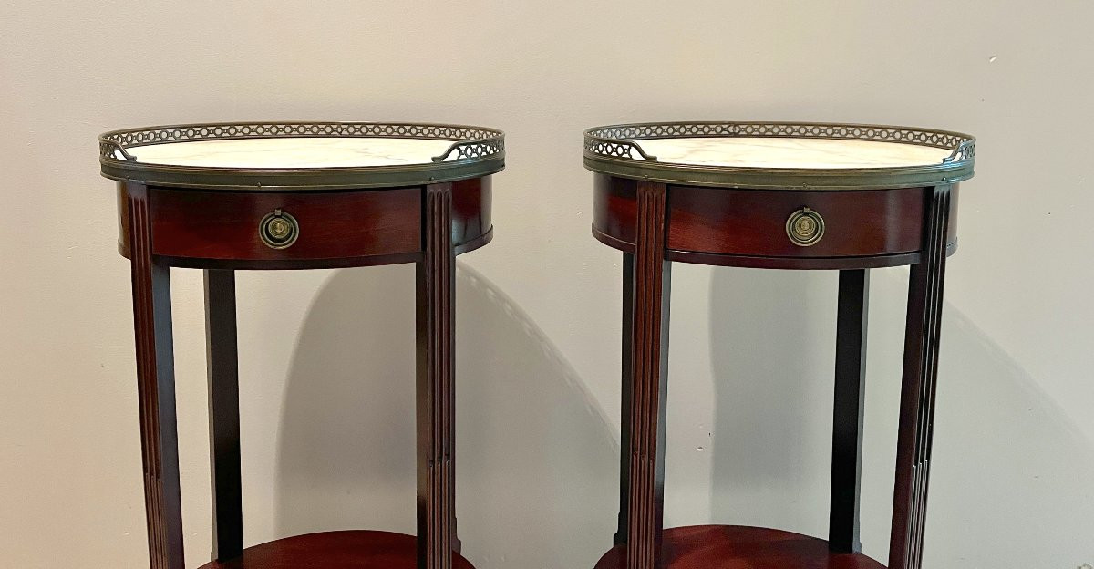 Paire de tables de salon style LXVI-photo-4
