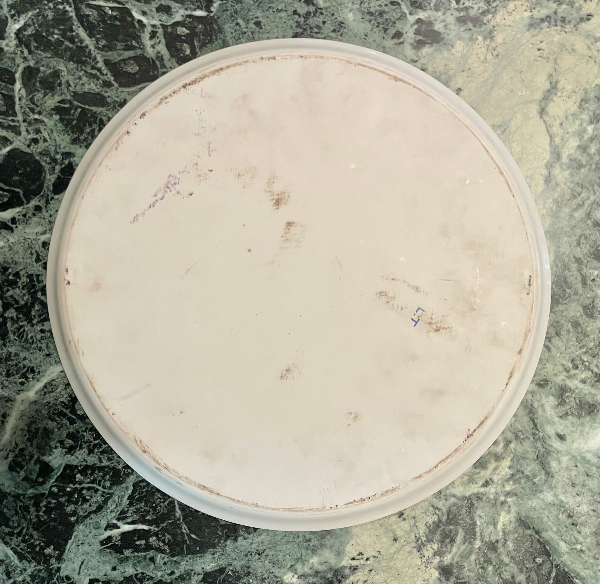 Covered Jug On Pedestal And Its Tray In Paris Porcelain-photo-2