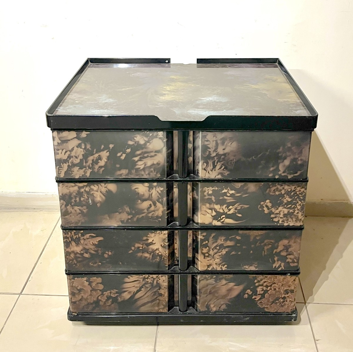 Commode du Paquebot France par Henri Lancel vers 1960