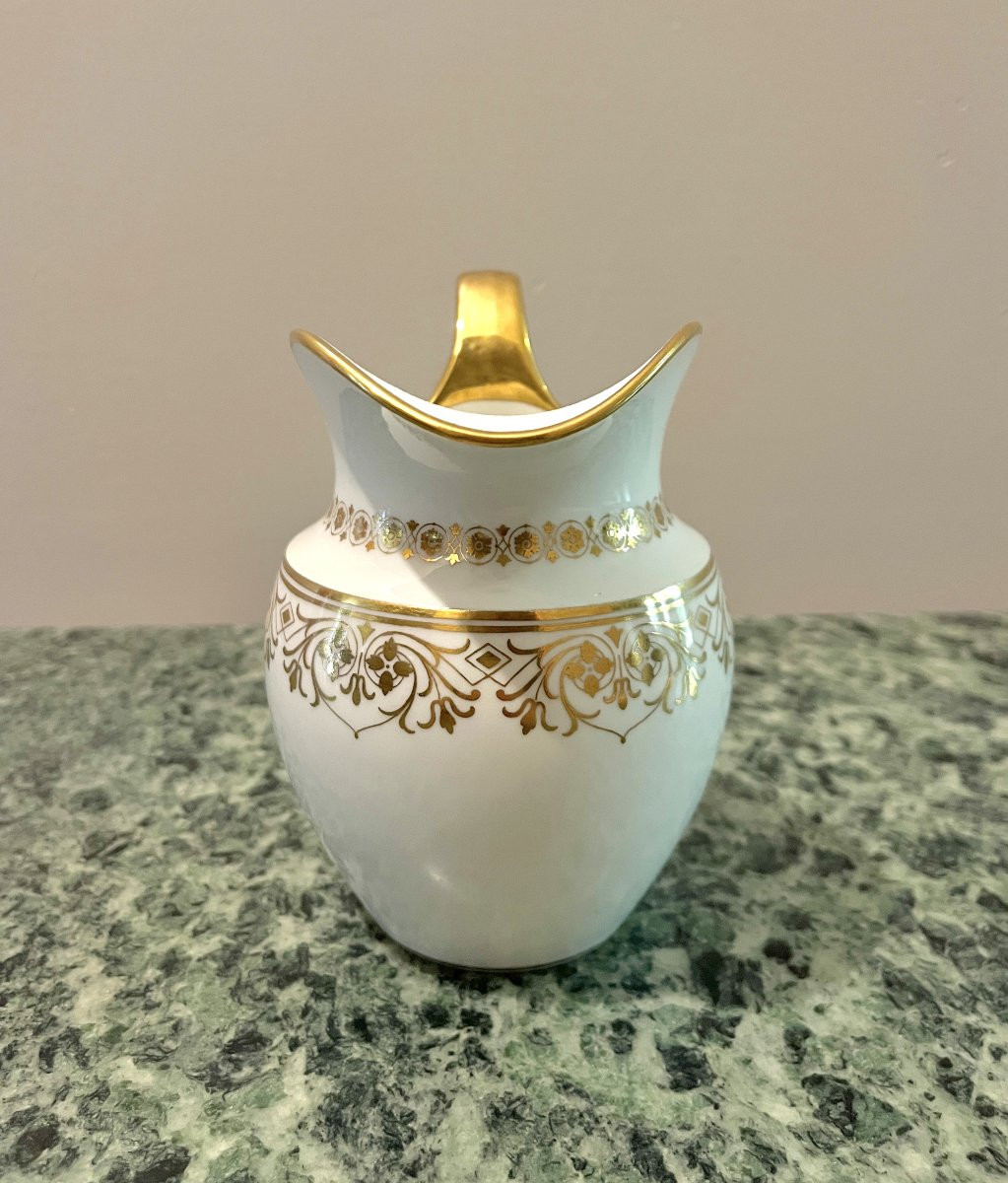Verseuse ou grand pot à lait en porcelaine de Sèvres Napoléon III 1868-photo-4