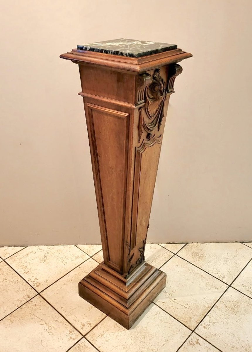 Gaine en noyer fin XIXème-photo-2