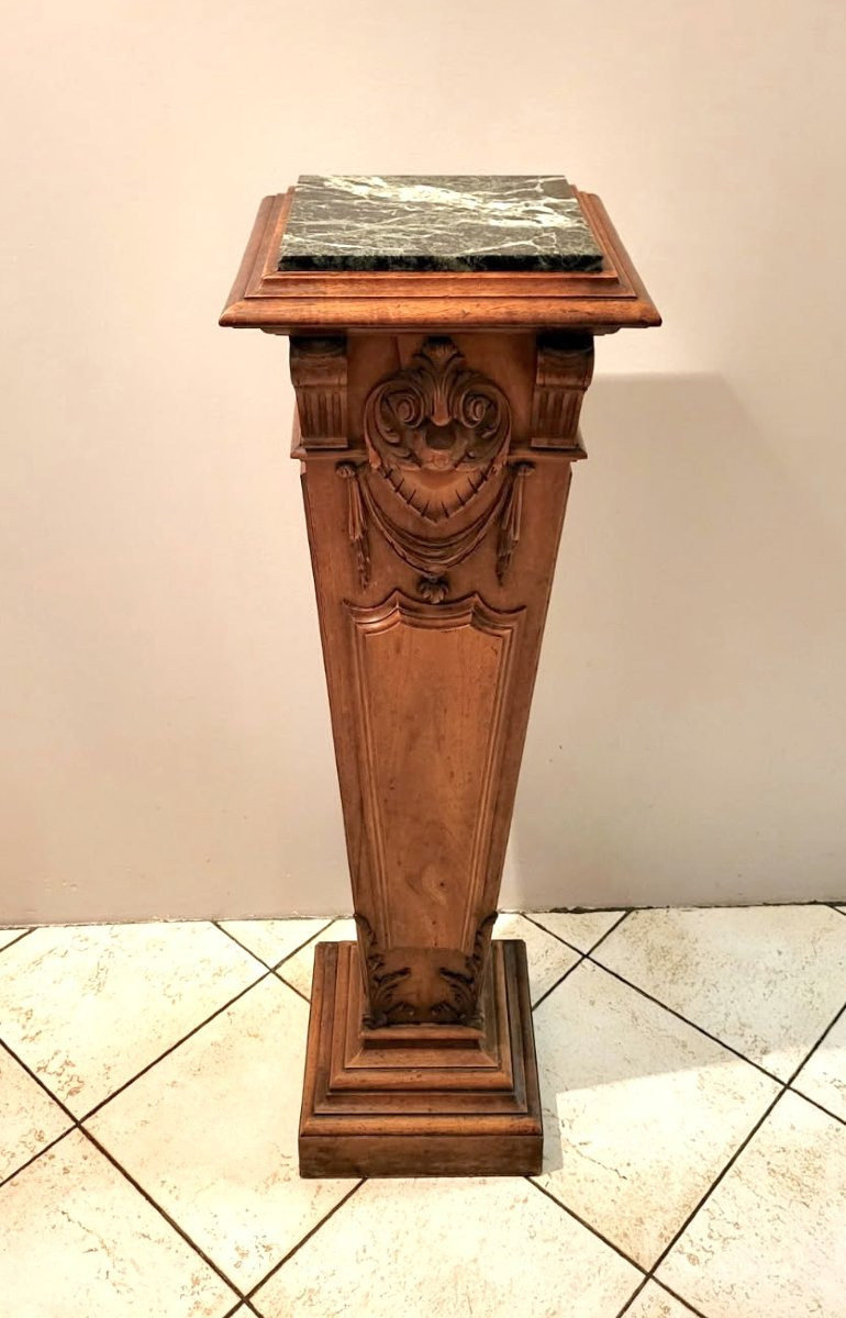 Gaine en noyer fin XIXème-photo-4