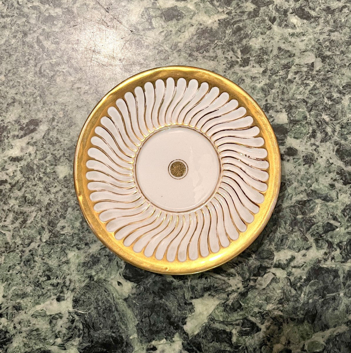 Paris Porcelain Cup And Saucer, Restoration Period -photo-4
