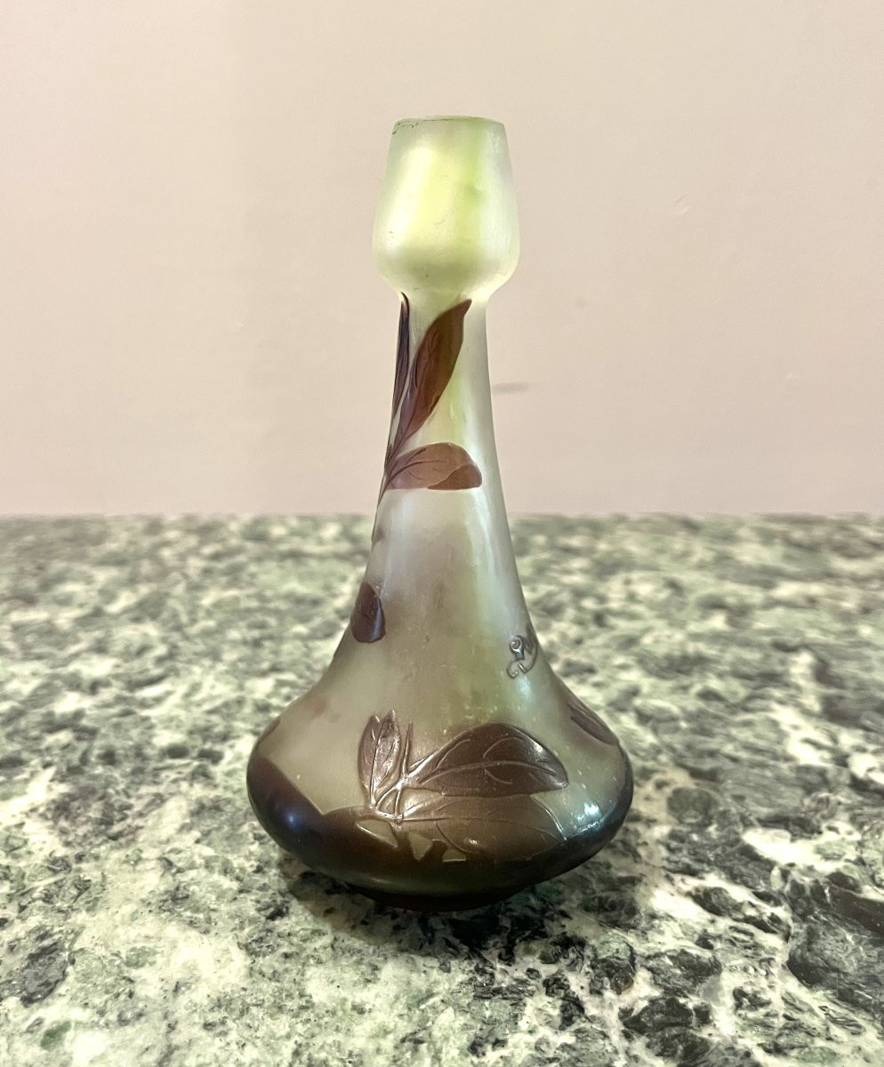 Émile Gallé (1848-1904) vase solifrore-photo-1