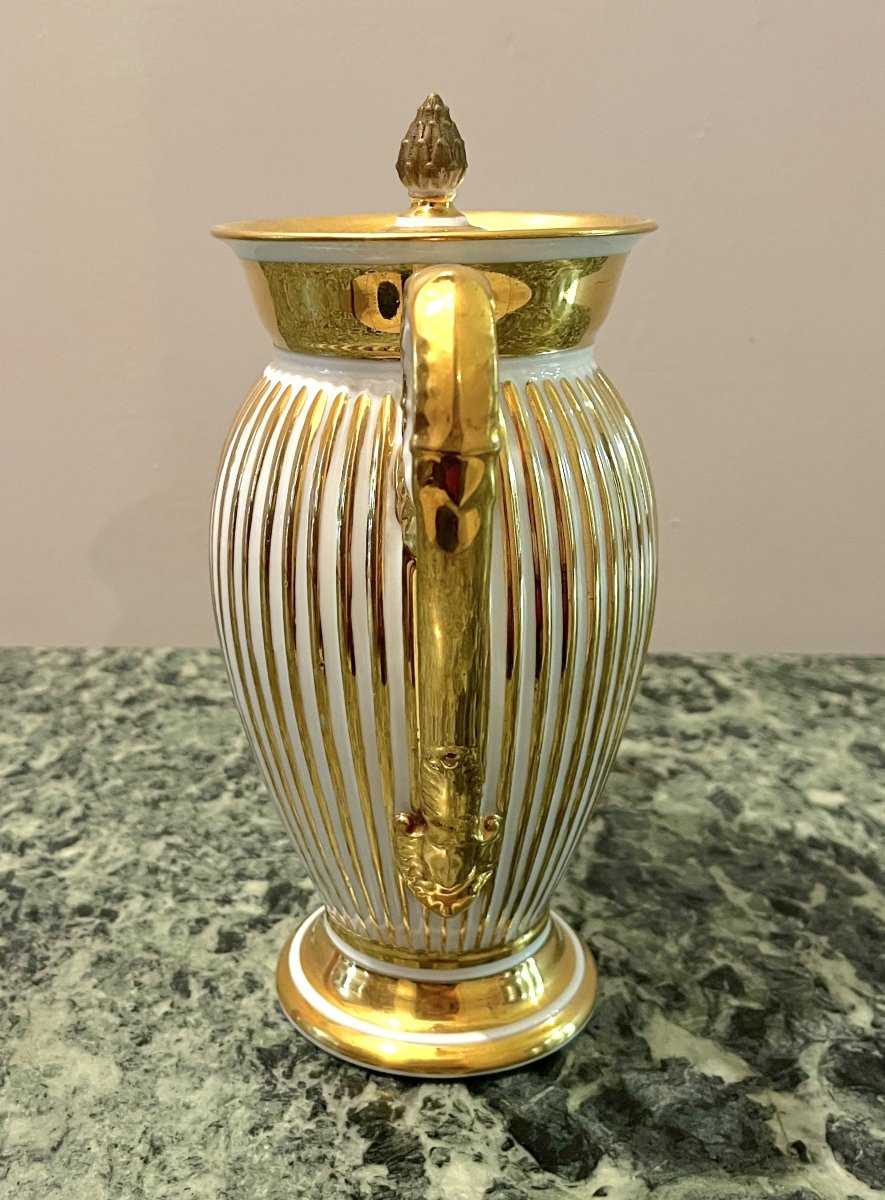 Cafetière en porcelaine de Paris époque Restauration-photo-1